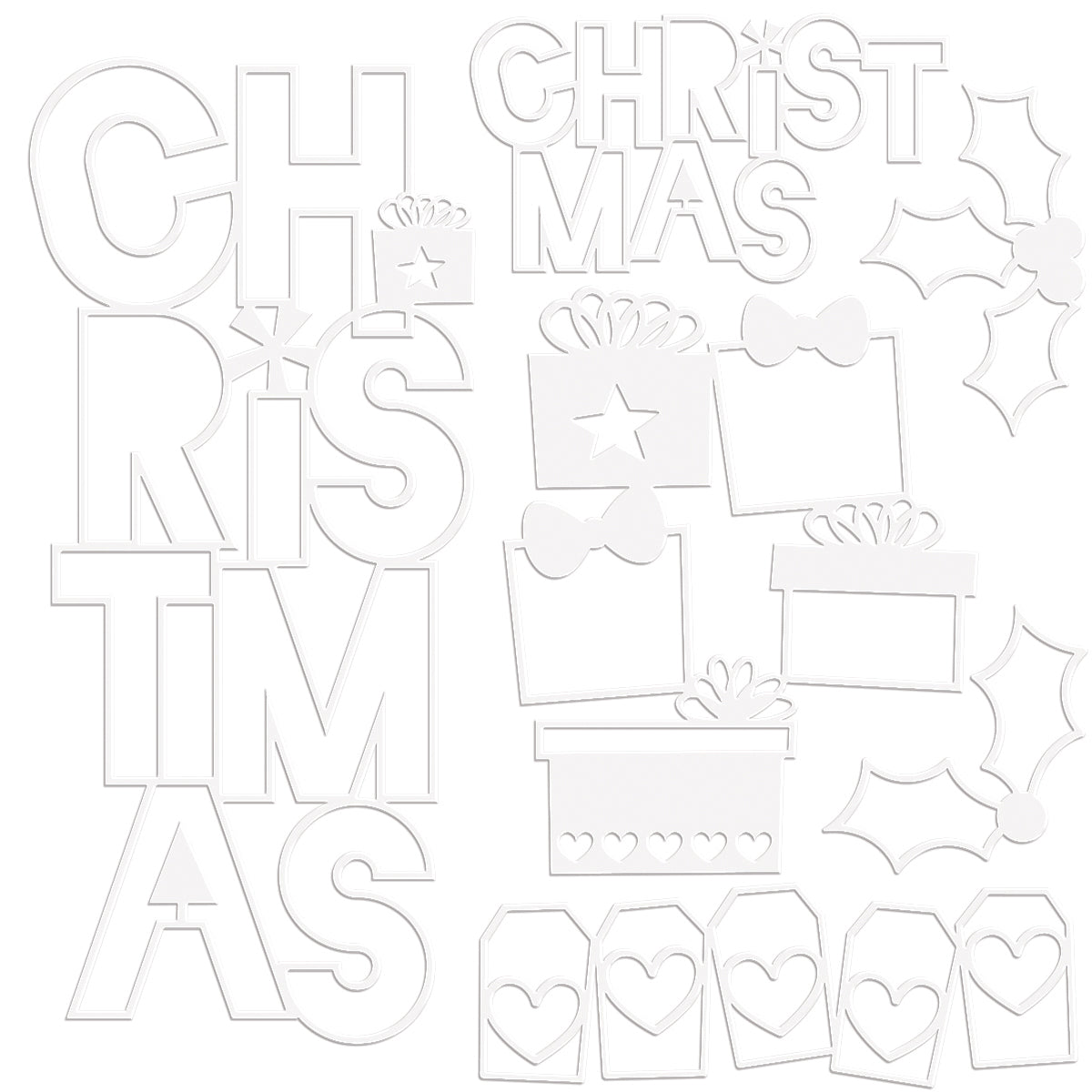 Bella Blvd - Santa Squad Collection - Cut Outs - Christmas