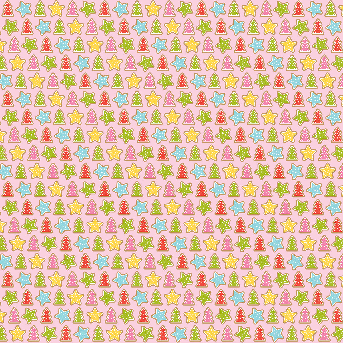 Bella Blvd - Merry Mingle Collection - 12 x 12 Double Sided Cardstock - Cookie Exchange