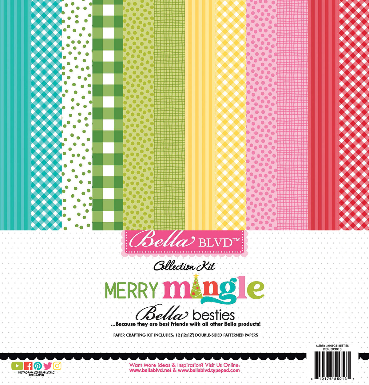Bella Blvd - Merry Mingle Collection - 12 x 12 Besties Kit