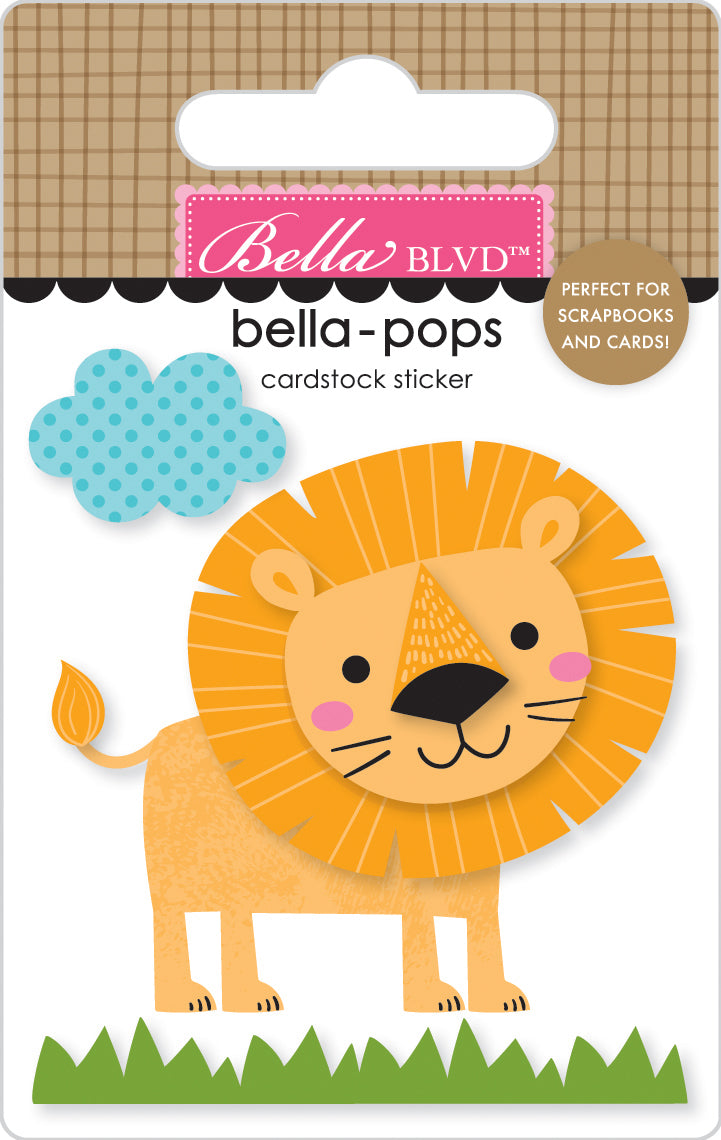 Bella Blvd - Zoo Day Collection - Bella Pops - Mane Attraction