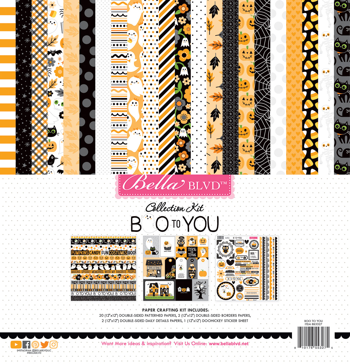 Bella Blvd - Boo To You Collection - 12 x 12 Collection Kit