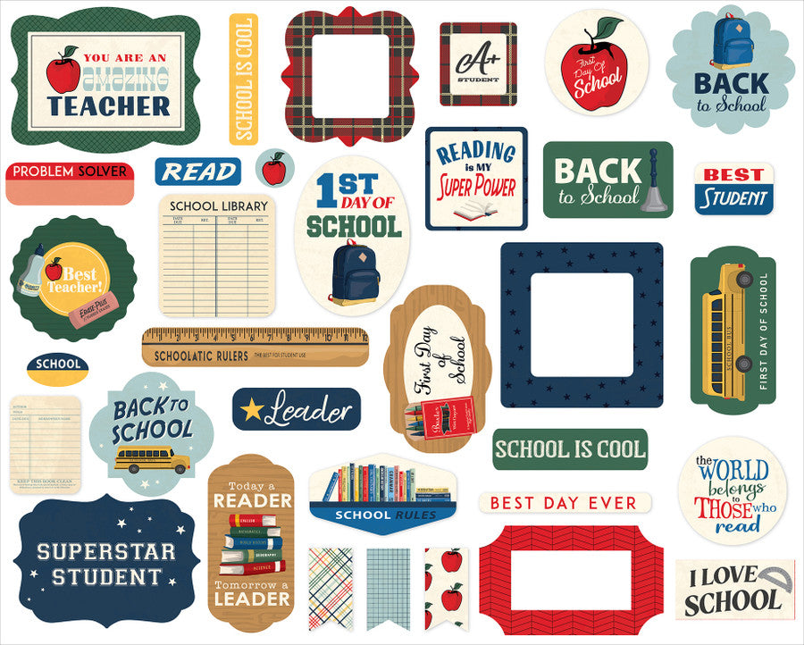 Carta Bella - Back To School Collection - Ephemera
