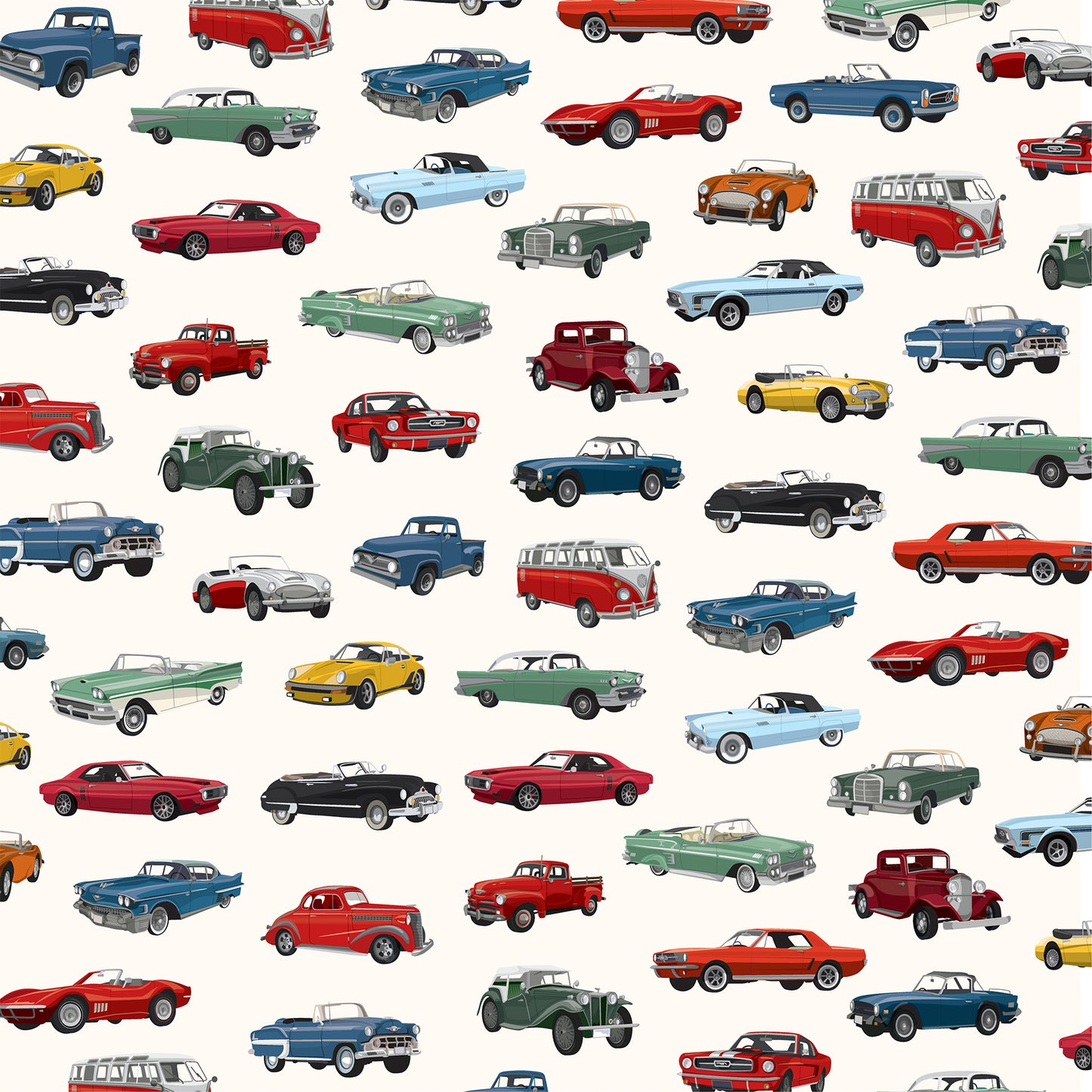 Carta Bella - Cars Collection - 12 x 12 Double-Sided Paper - Classic Car Show