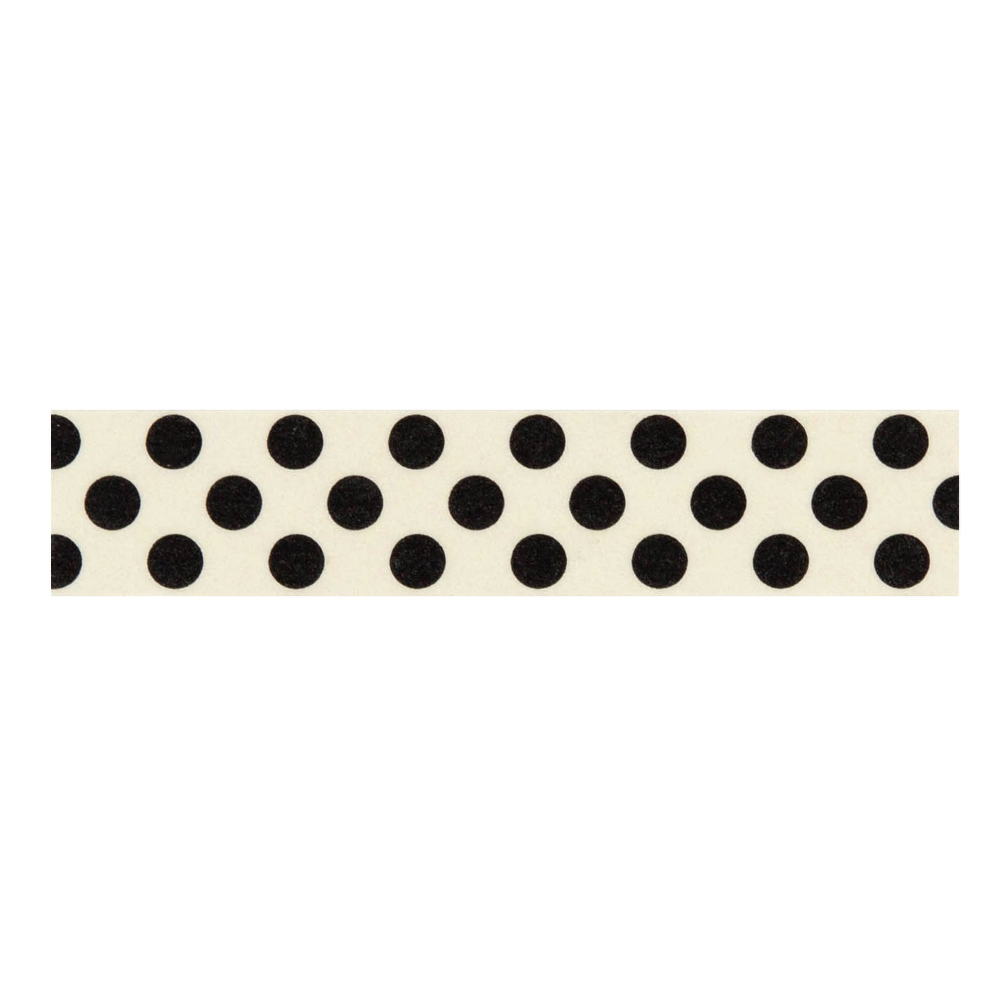 Carta Bella - French Girl Collection - Big Black Polka Dot Washi Tape
