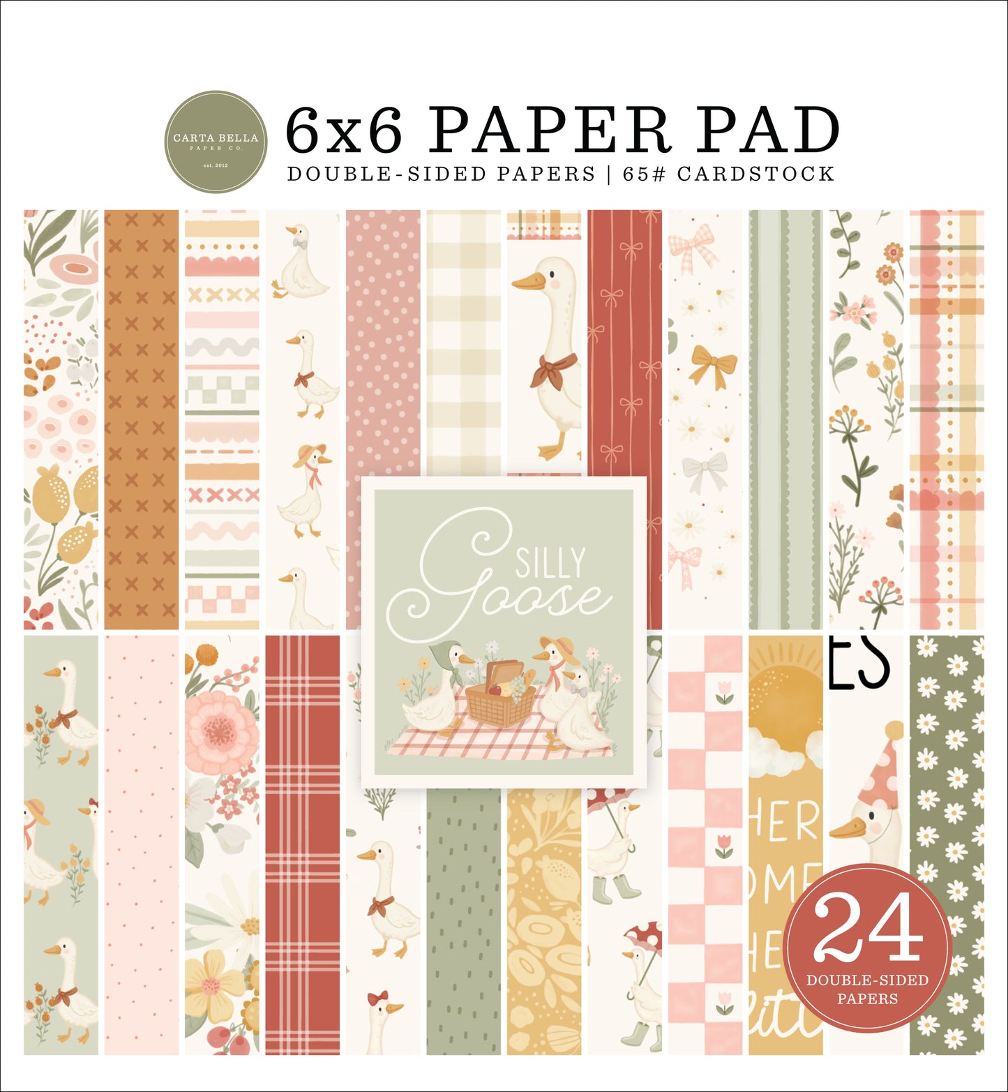 Carta Bella - Silly Goose Collection - 6 x 6 Paper Pad
