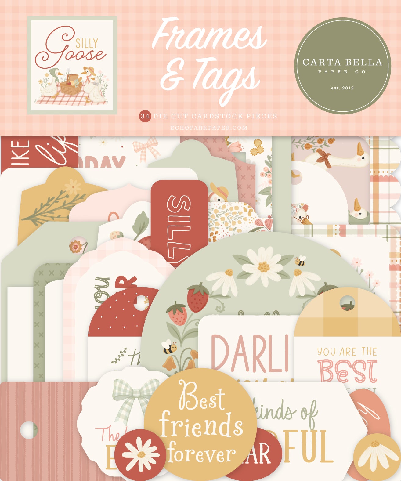 Carta Bella - Silly Goose Collection - Frames & Tags