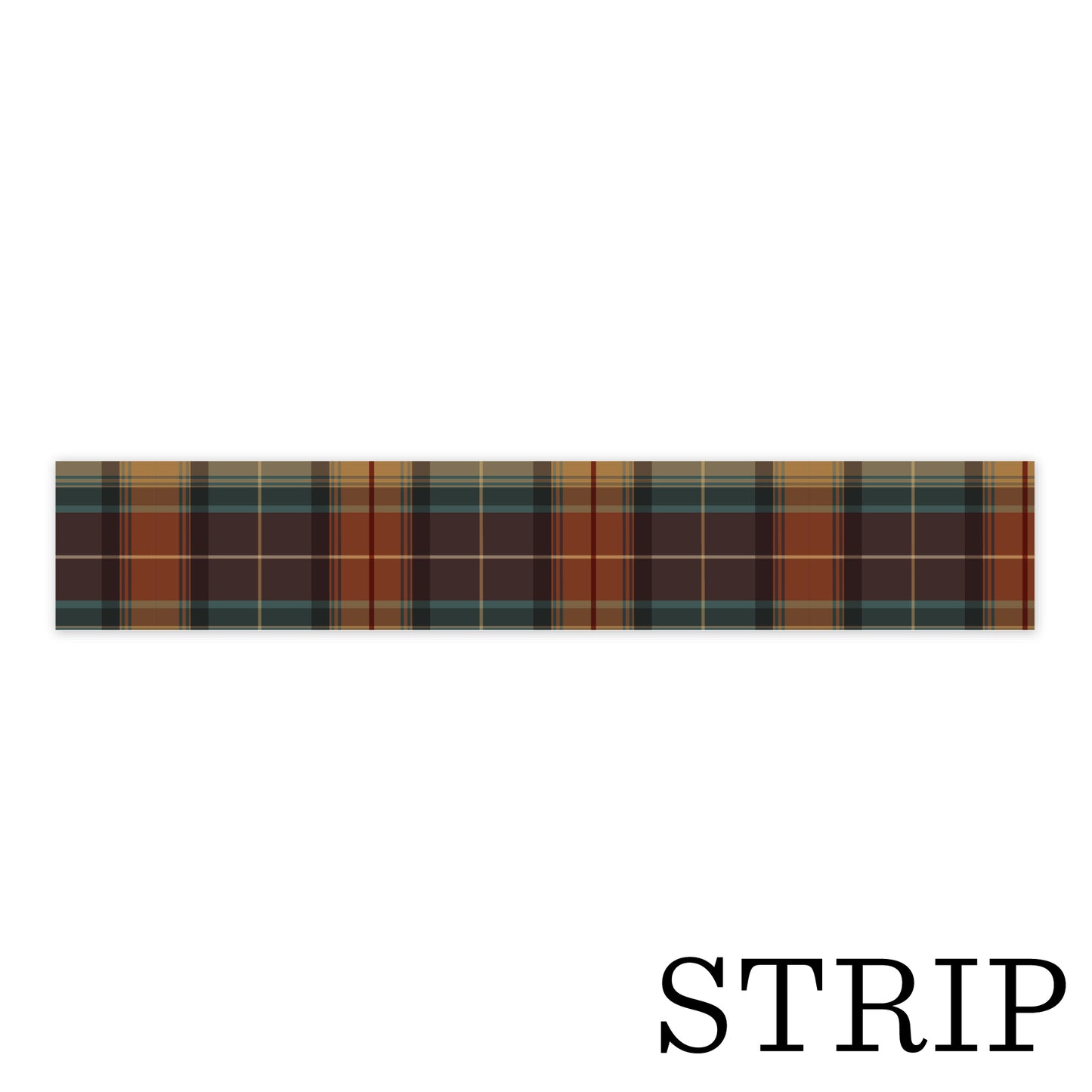 Carta Bella Paper - Here Comes Autum Collection - Washi Tape - Pumpkin Patch Plaid