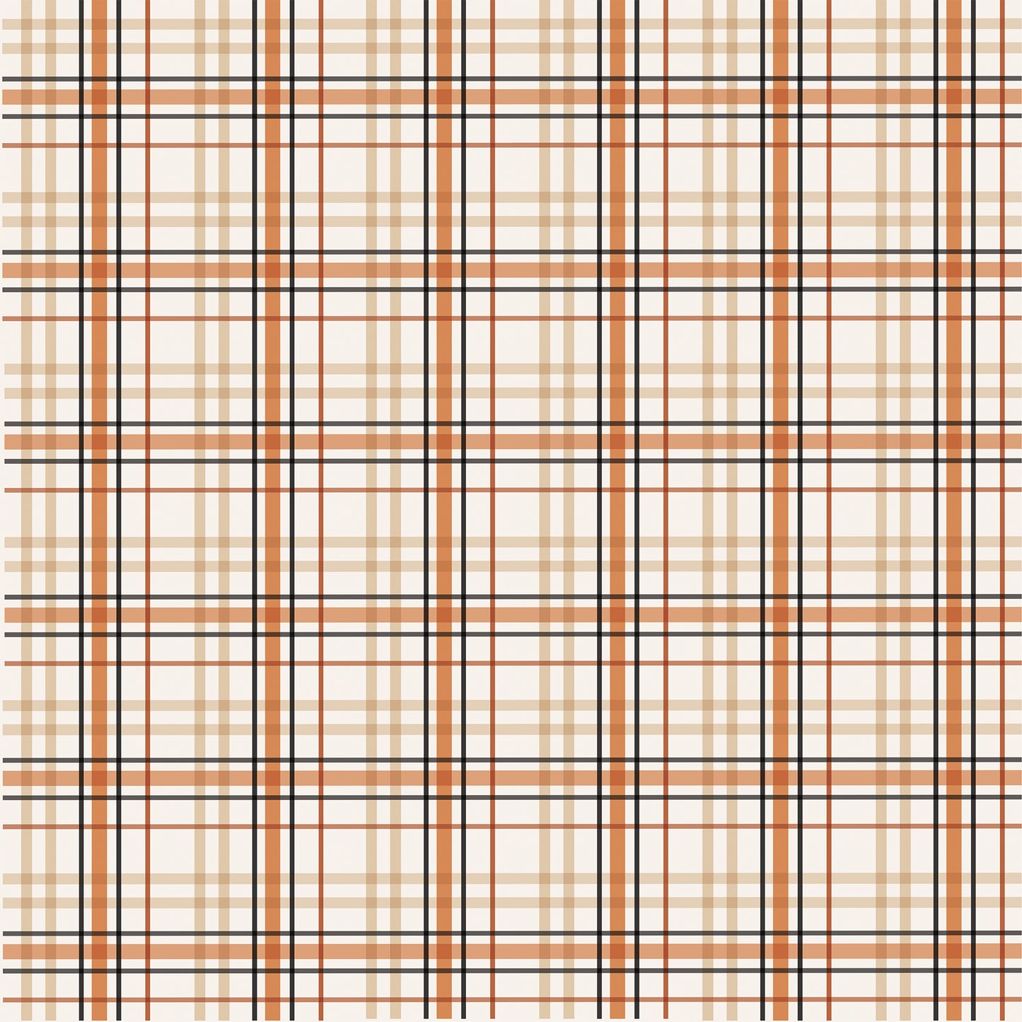 Carta Bella Paper - Handmade Halloween Collection - 12 x 12 Double Sided Paper - Halloween Plaid