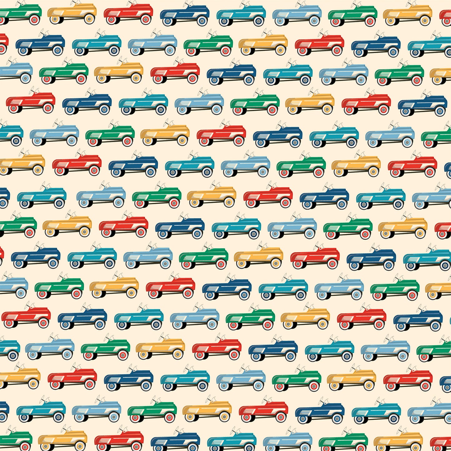 Carta Bella - Mercantile Collection - 12 x 12 Double Sided Paper - Vintage Cars