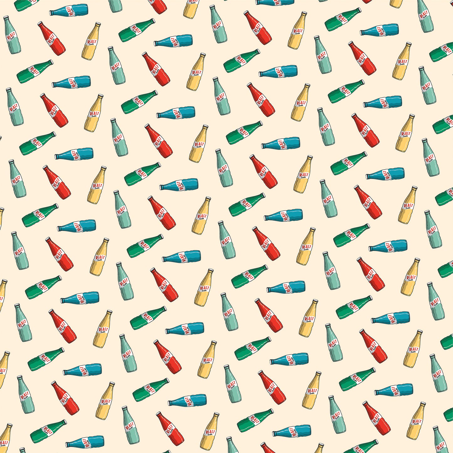 Carta Bella - Mercantile Collection - 12 x 12 Double Sided Paper - Soda Pop