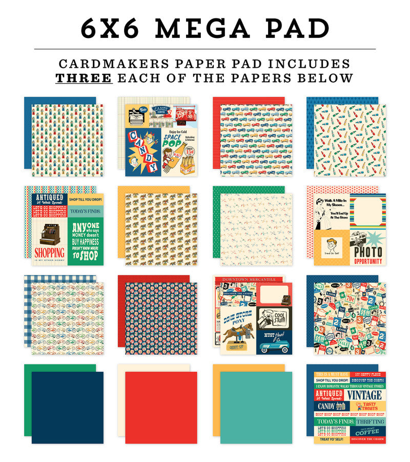 Carta Bella - Mercantile Collection - 6 x 6 Mega Pad
