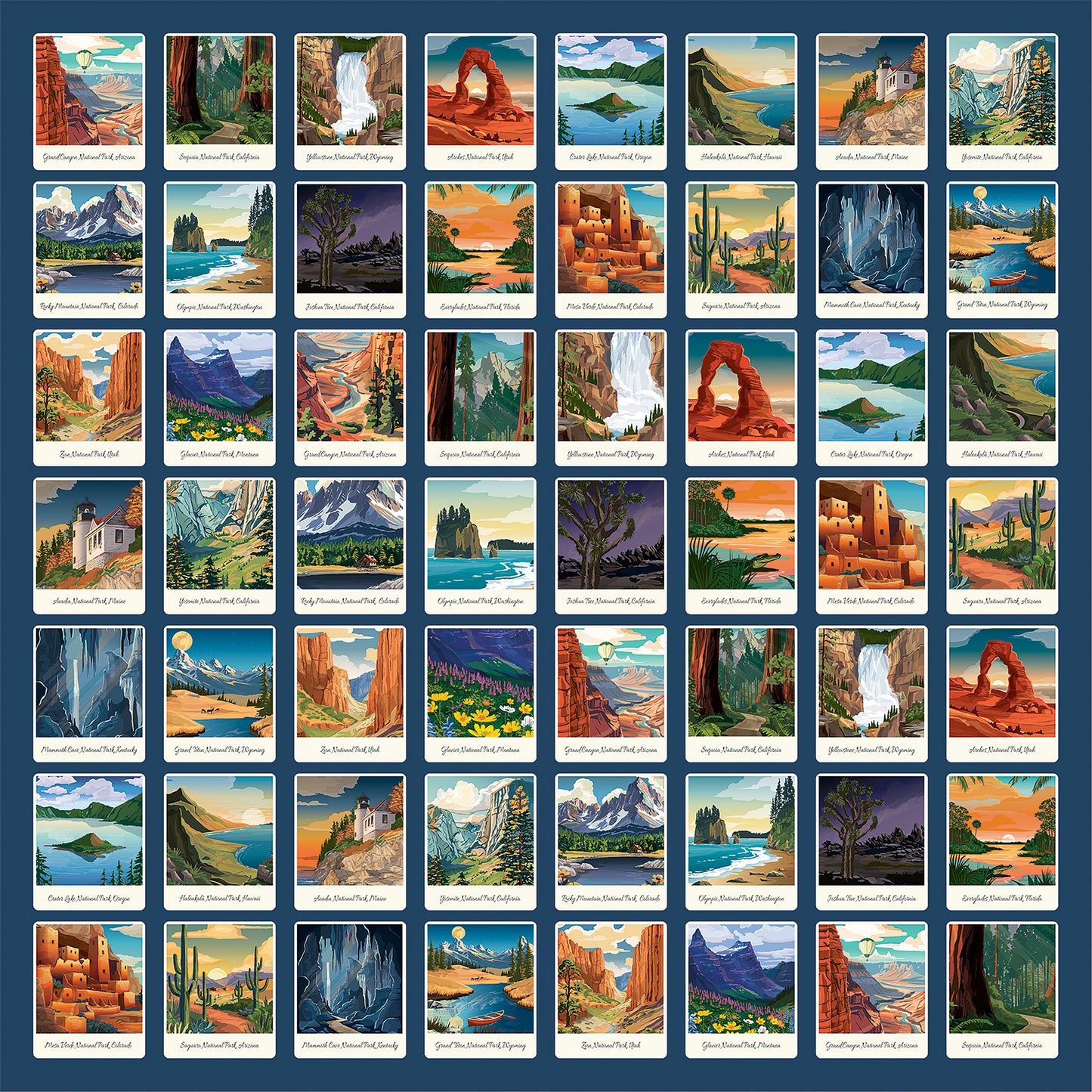 Carta Bella Paper - National Parks No. 2 Collection - 12 x 12 Double Sided Paper - Explore Polaroids