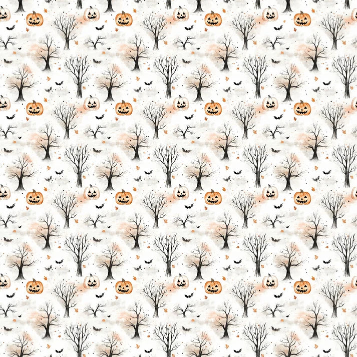 SSC - Cute & Spooky Collection - 12 x 12 Double-Sided Paper - Enchanted Pumpkins