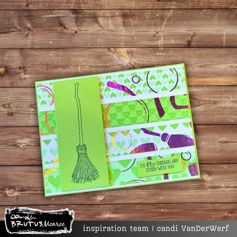 Brutus Monroe - Pretty Wicked | Bubbles & Broomsticks | DuoFoil Washi Sheet