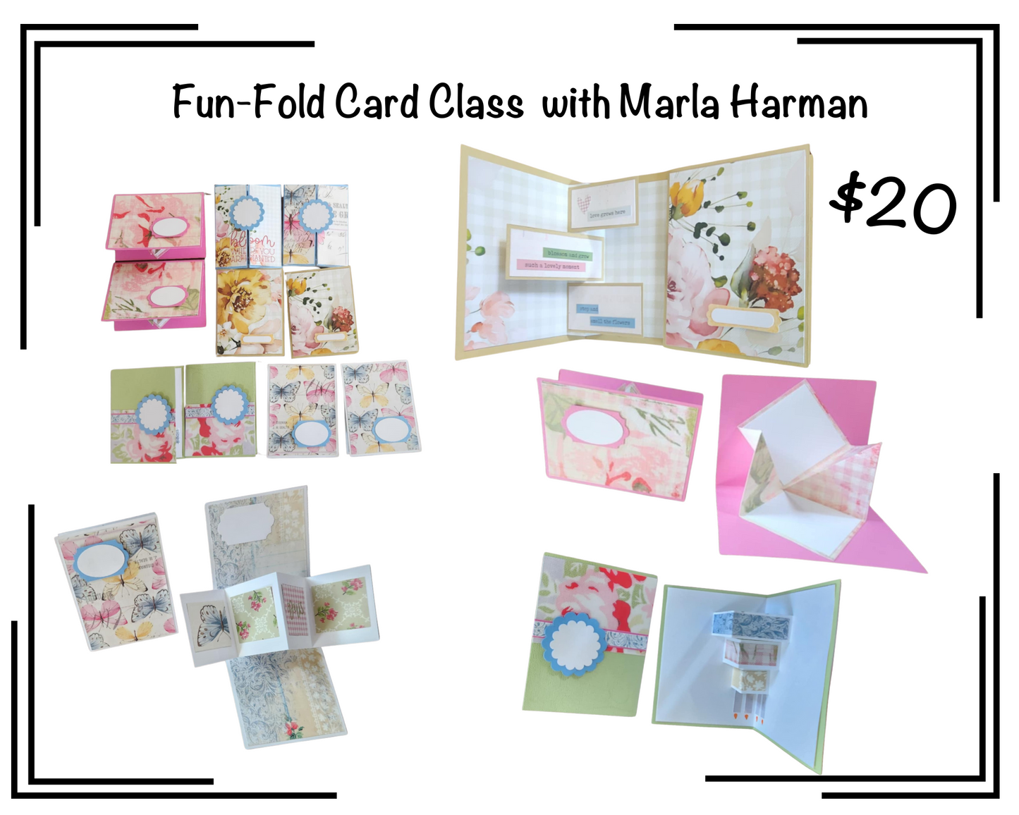 Fun-Fold Card Class with Marla Harman