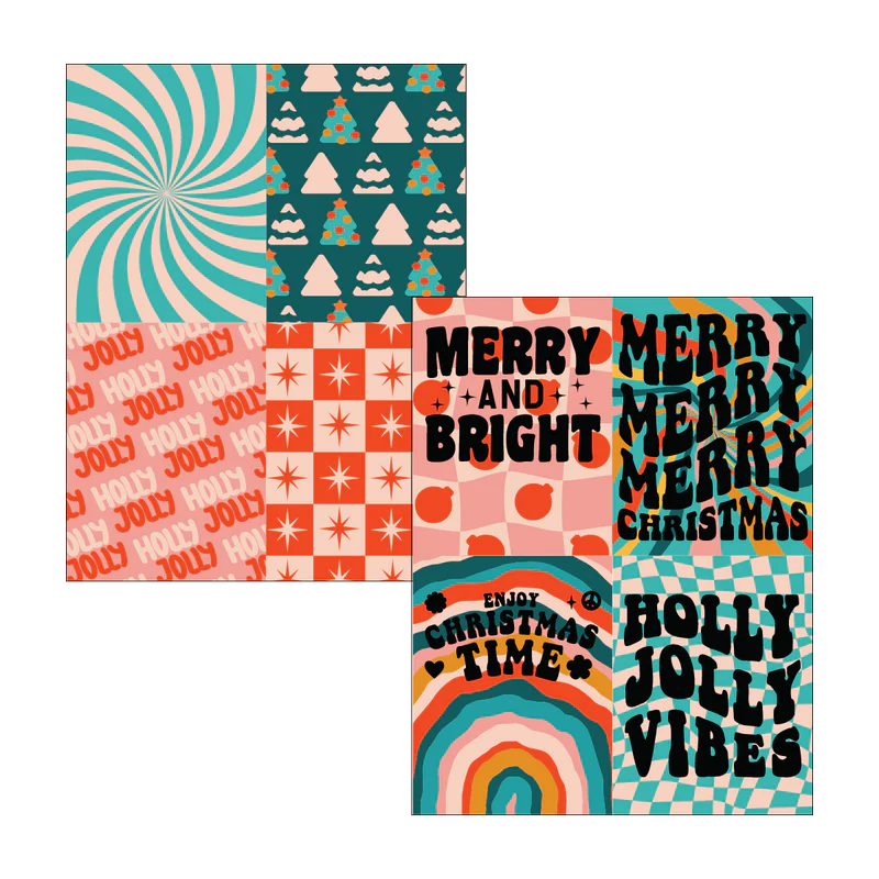 Brutus Monroe - Merry and Bright | DuoFoil Washi Sheet
