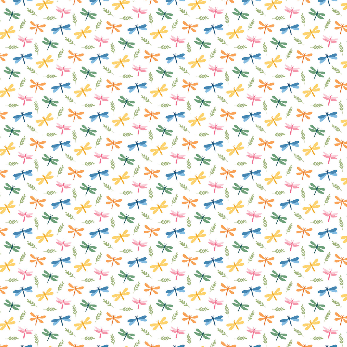 Echo Park - Dragonfly Collection -12 x 12 Double-Sided Paper - Magical Moments