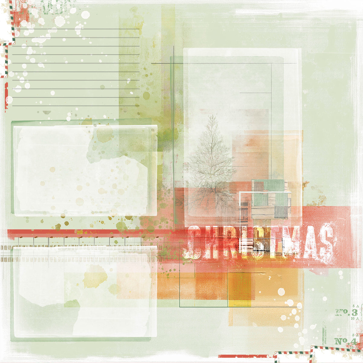 49 And Market - Jolly Jingles Collection - 12 x 12 Double Sided Paper - Festive