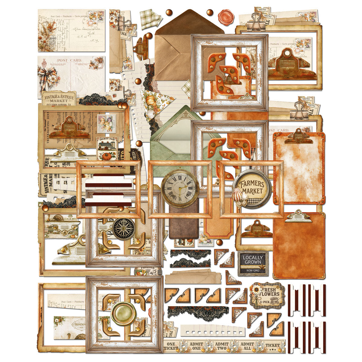 49 And Market - Season's Bounty Collection - Ephemera Set