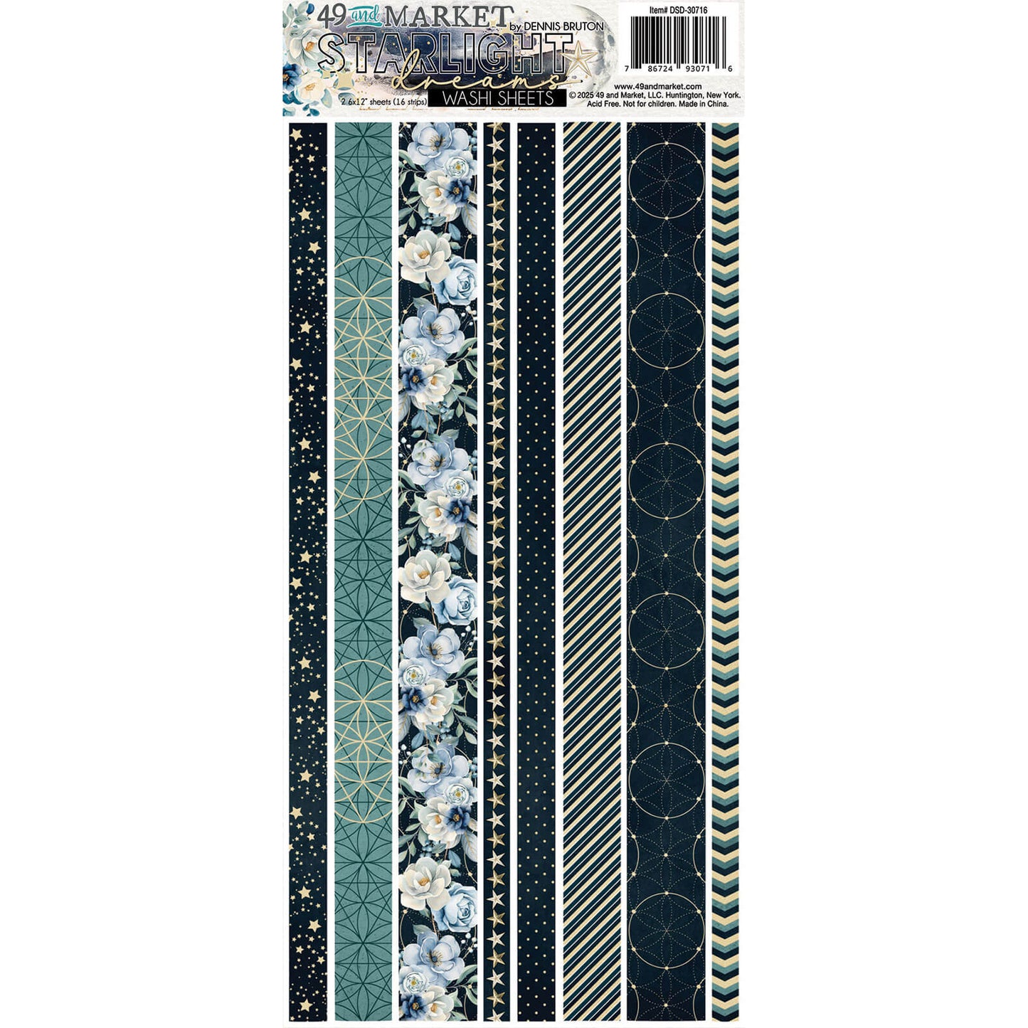 49 and Market - Starlight Dreams Washi Sheets