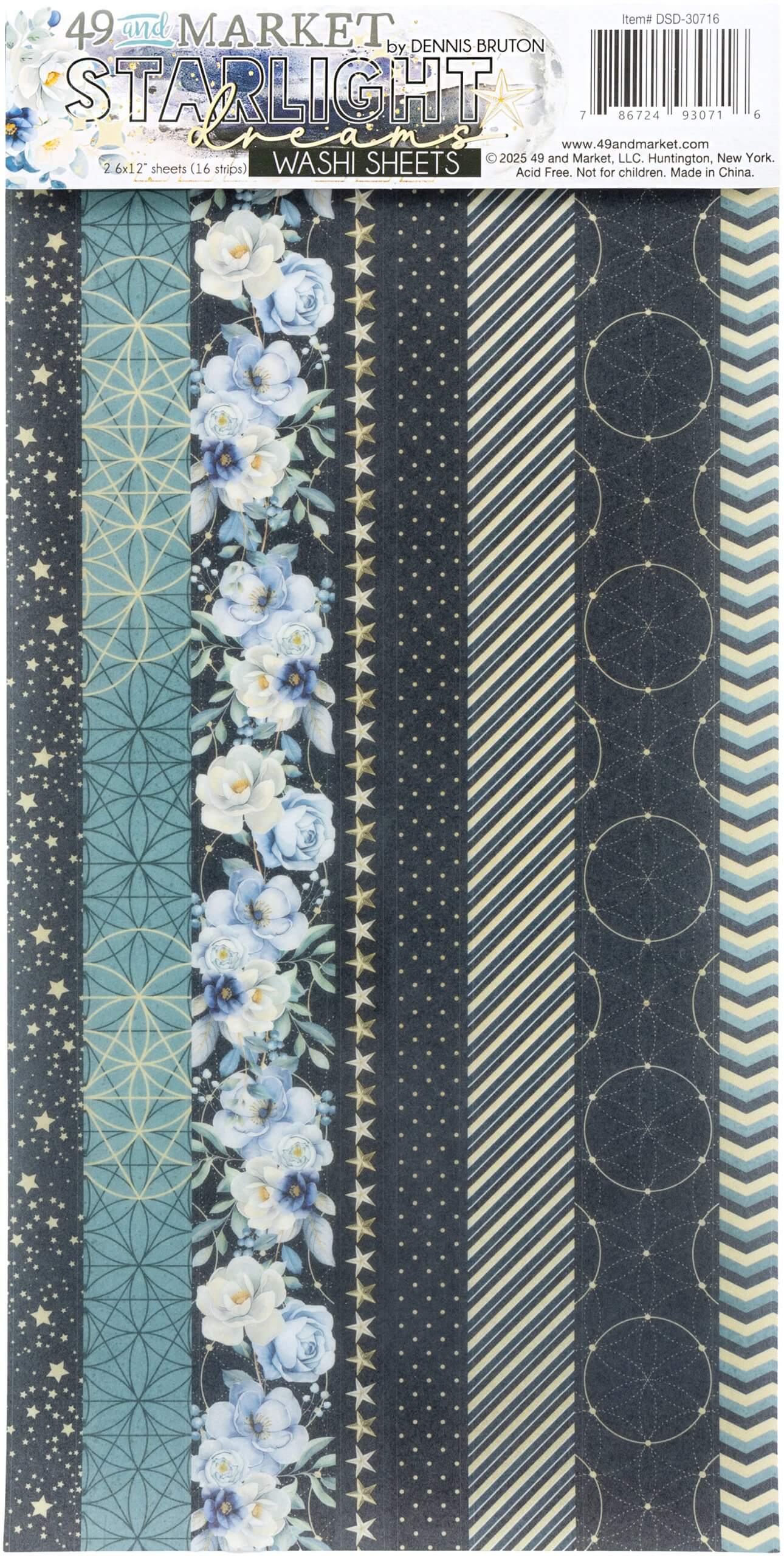 49 and Market - Starlight Dreams Washi Sheets