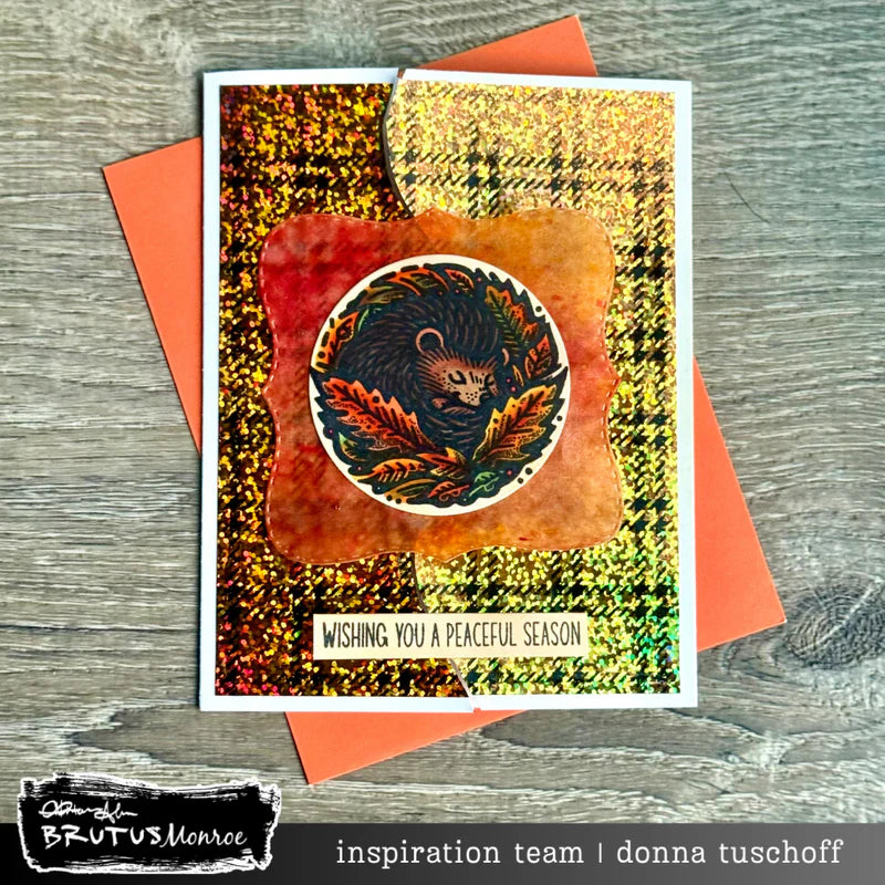 Brutus Monroe - Pumpkin Plaid | DuoFoil Sheets