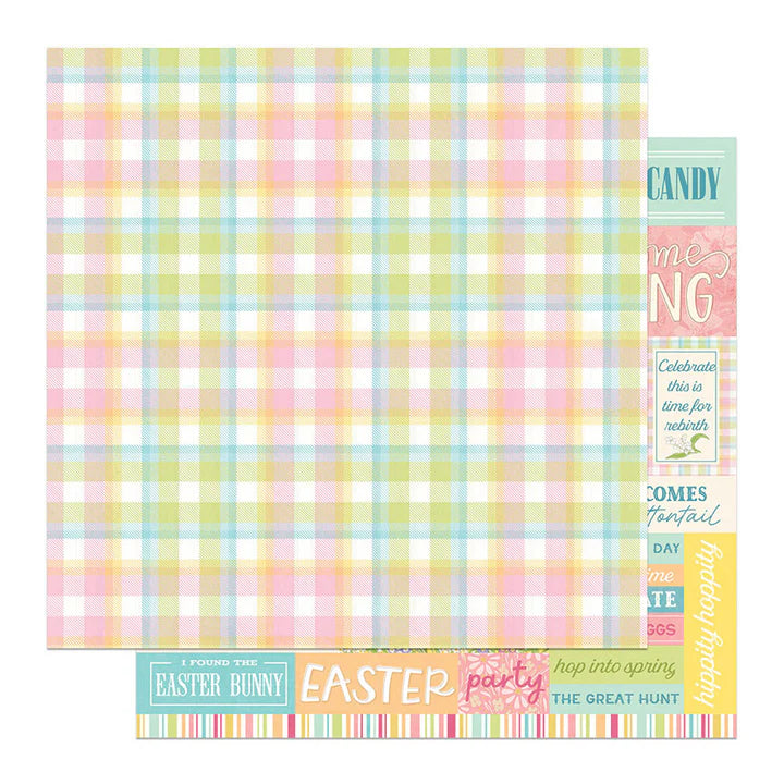 PhotoPlay - Easter Sunday Collection - 12 x 12 Double-Sided Paper - Easter Sentiments