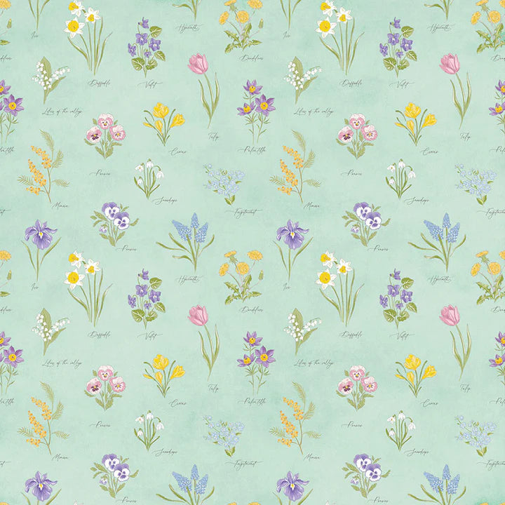 PhotoPlay - Easter Sunday Collection - 12 x 12 Double-Sided Paper - Flower Garden