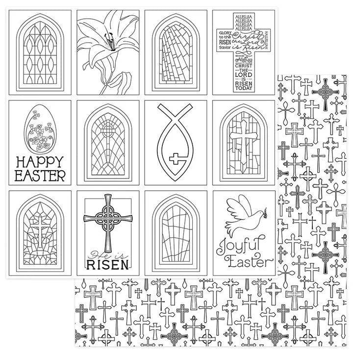 PhotoPlay -Easter Joy Collection - 12 x 12 Double-Sided Paper - Color Me
