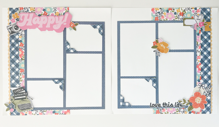 AIR Exclusive - Simple Stories -Happy 2-Page Layout