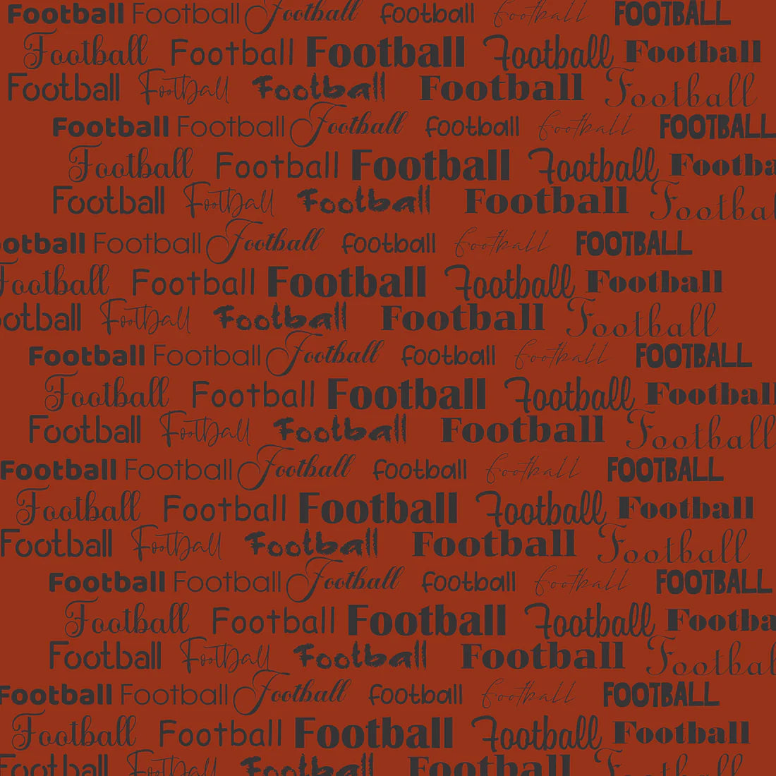 SSC -Go Big Sports Collection - Football - 12 x 12 Double-Sided Scrapbook Paper