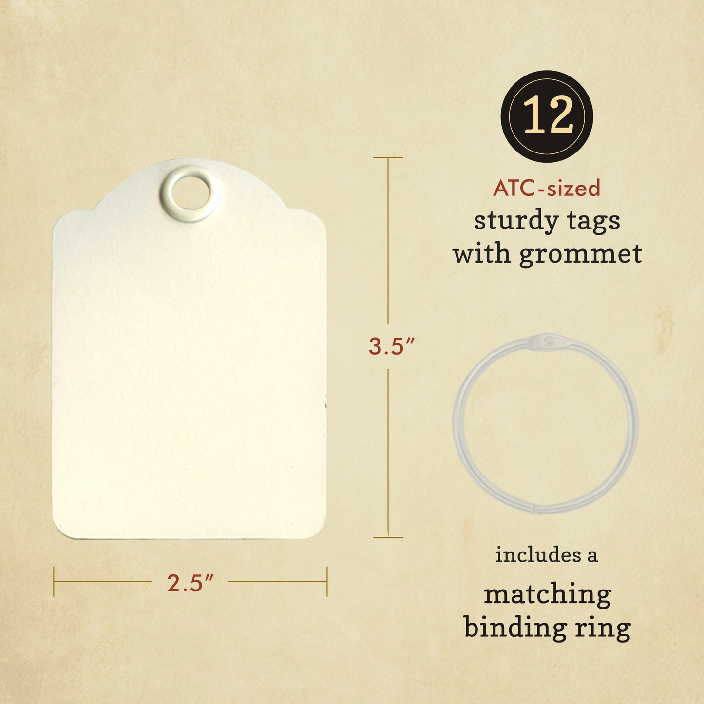 Graphic 45 Artist Trading Cards - Ivory