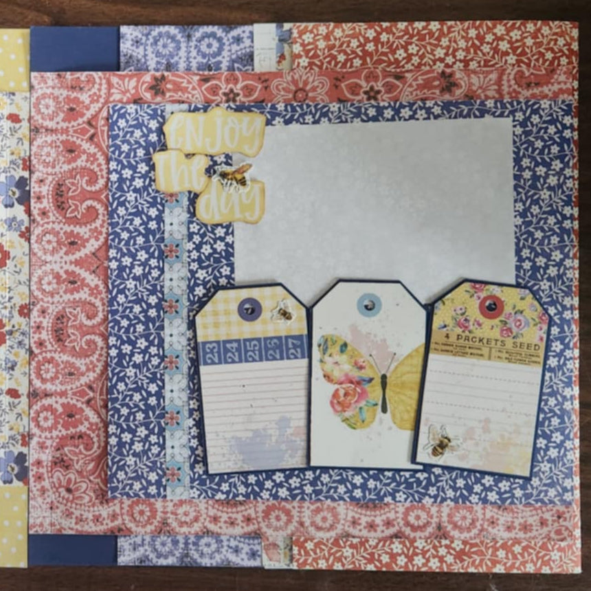 Simple Stories - Simple Vintage Market 2-page Interactive Layout Class with Marla Harman