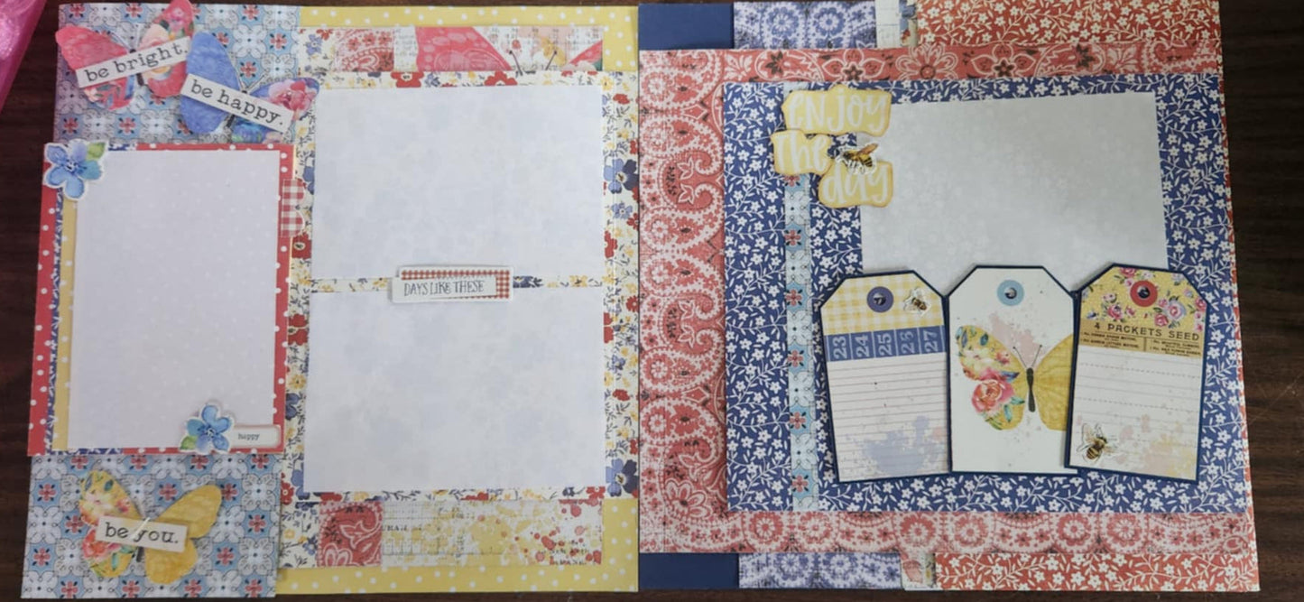 Simple Stories - Simple Vintage Market 2-page Interactive Layout Class with Marla Harman
