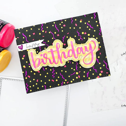 Elizabeth Moore Designs - Layered Stencils - Confetti