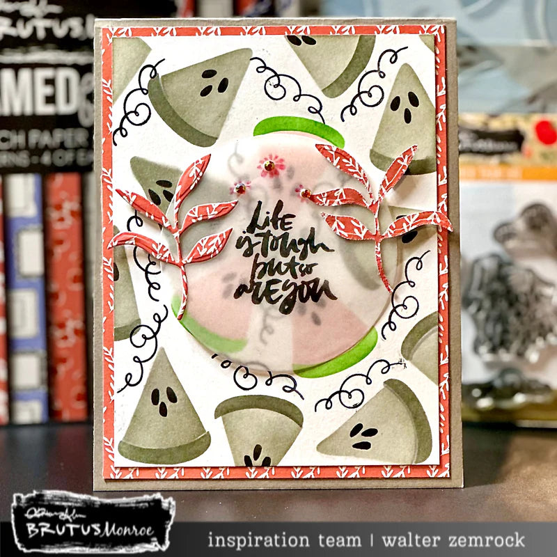 Brutus Monroe - Rooted In Kindness Collection - Layering Stencils - Melon Madness
