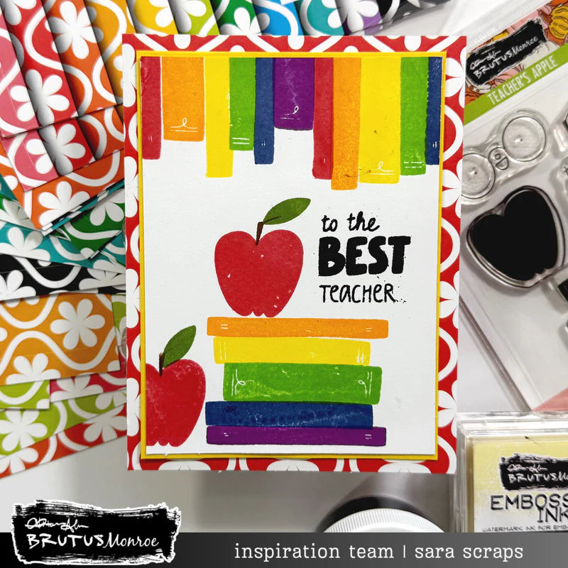 Brutus Monroe - Teacher's Apple | 4x4 Stamp