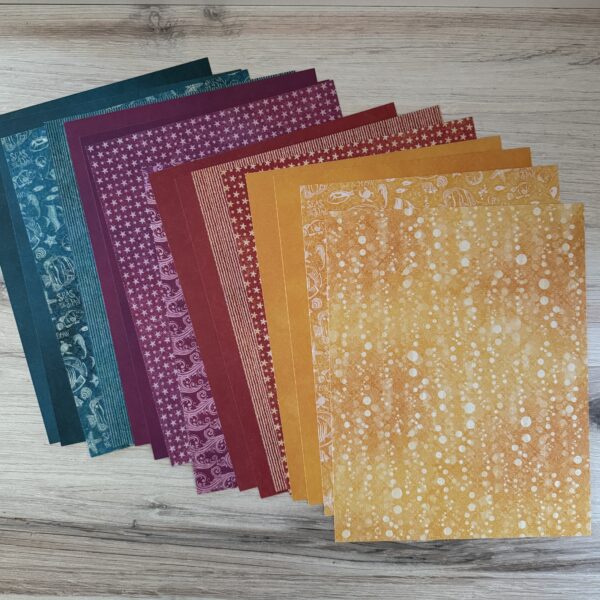 Graphic 45 - Seas The Day Collection - 8.5 x 11 Patterns & Solids Pack