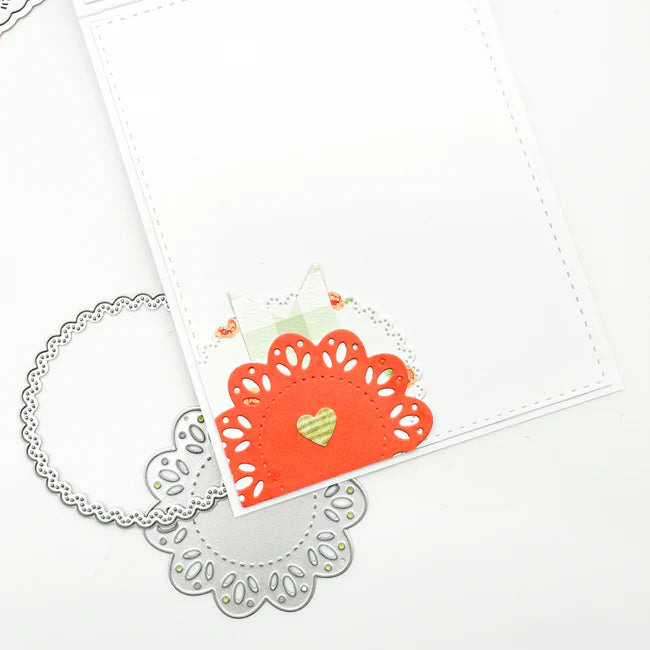 Emily Moore Designs - Full Circle Collection - Dies - Doilies and Daisies Circle