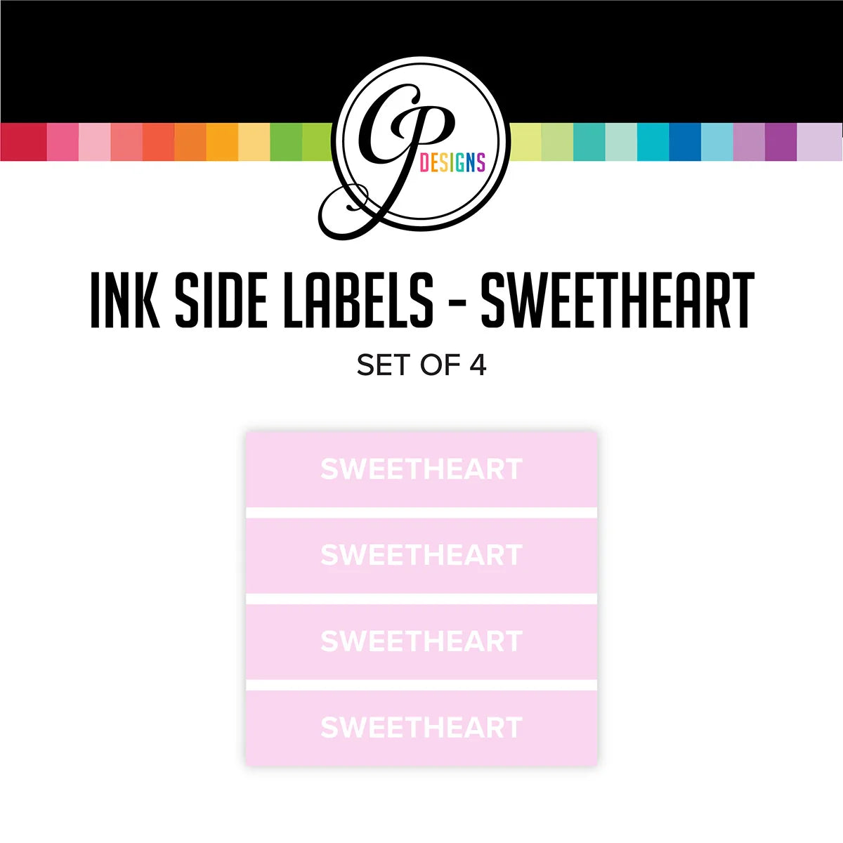 Catherine Pooler Designs - Ink Pad Side Labels - Sweetheart