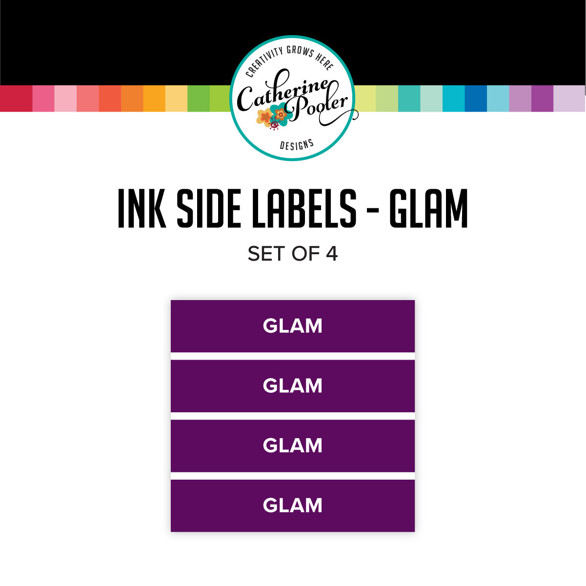 Catherine Pooler Designs - Ink Pad Side Labels - Glam