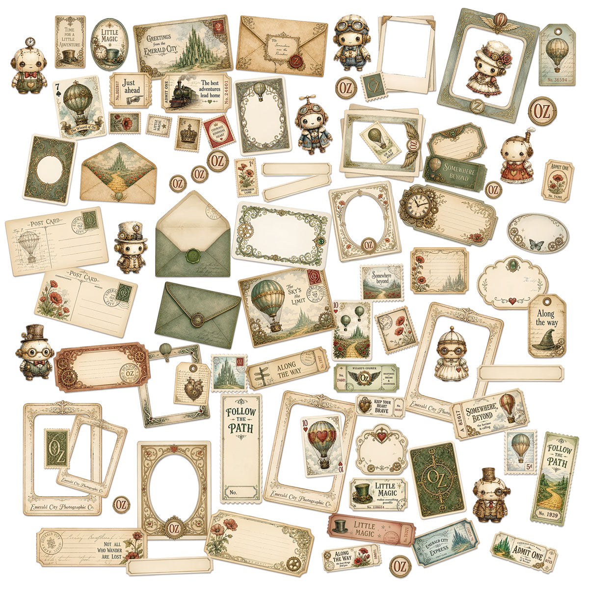 49 And Market - Chronicles Of Oz Collection - Ephemera Set