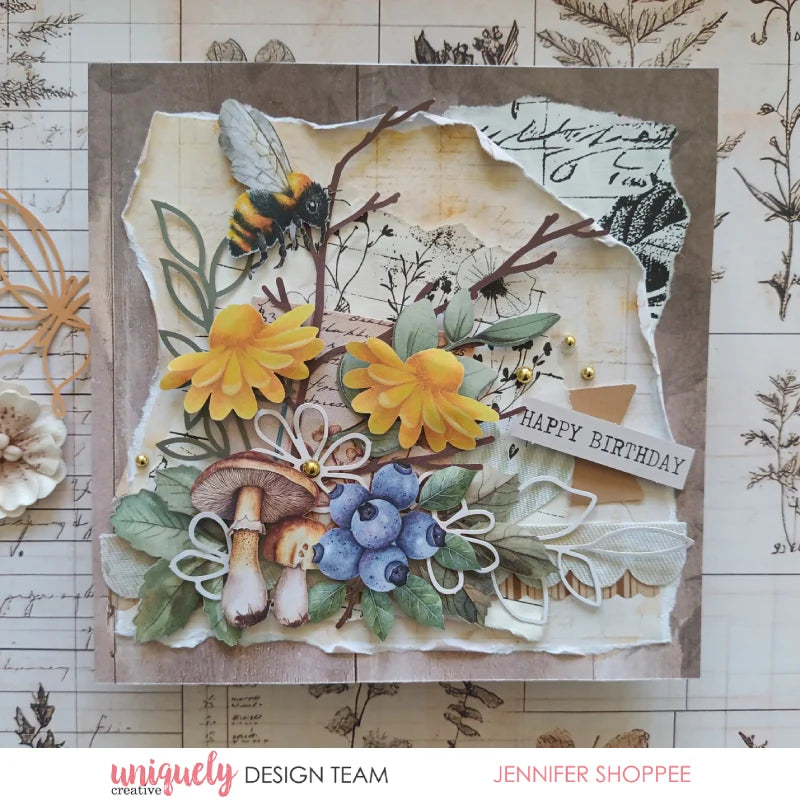 Uniquely Creative - A4 Creative Paper - Botanica