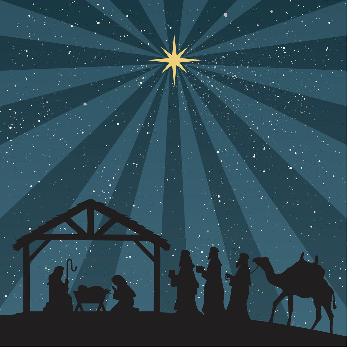 Echo Park - Joy To The World Collection - 12 x 12 Double Sided Paper - A Child Is Born