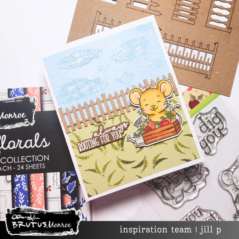 Brutus Monroe - Rooted In Kindness Collection - Clear Photopolymer Stamps - Theodore's Garden