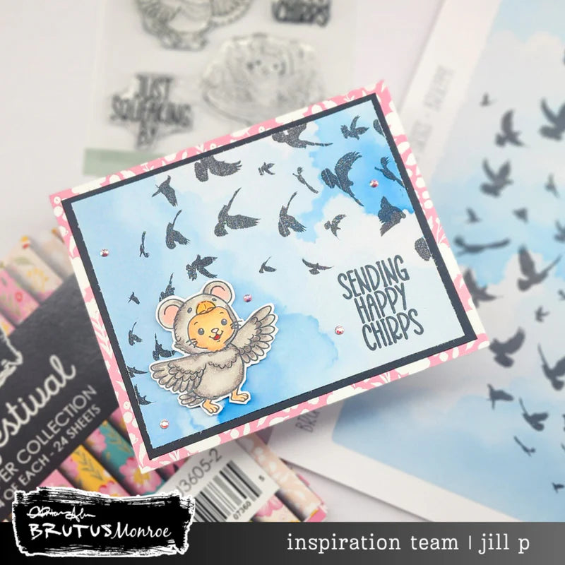 Brutus Monroe - Nested In Friendship Collection - Clear Photopolymer Stamps - Theodore's Flight