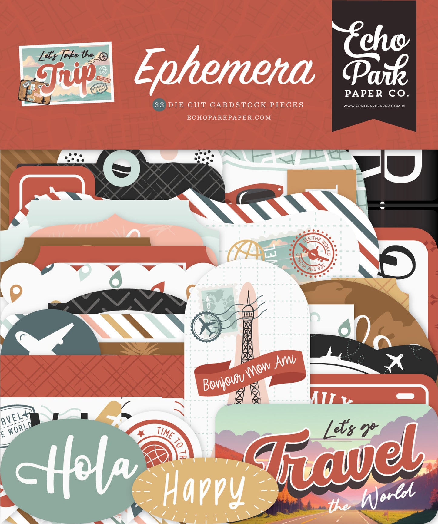 Echo Park - Let's Take The Trip Collection - Ephemera