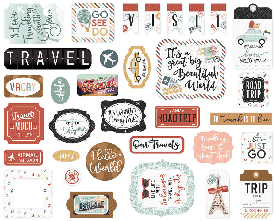 Echo Park - Let's Take The Trip Collection - Ephemera
