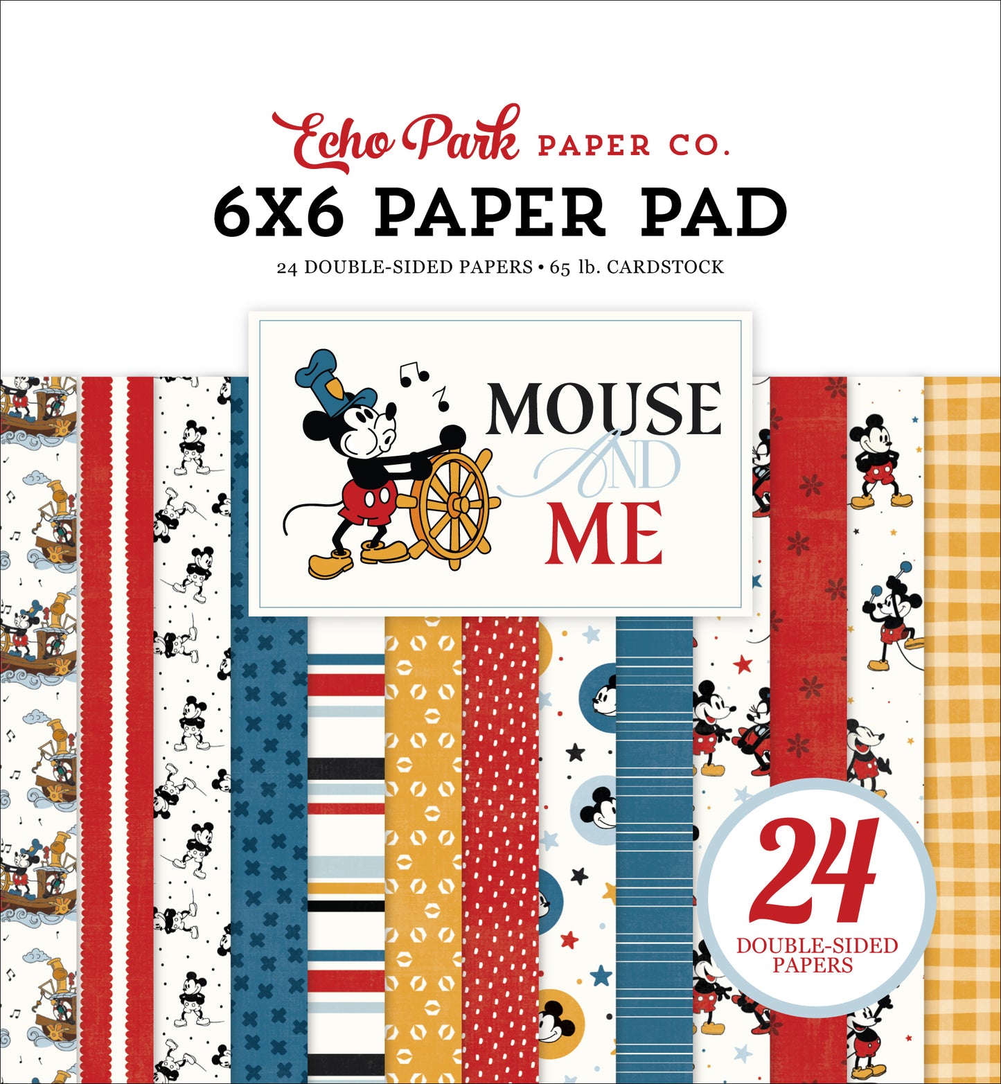 Echo Park - Mouse And Me Collection - 6x6 Paper Pad