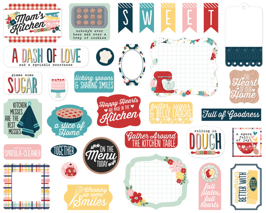 Echo Park - Mom's Kitchen Collection - Ephemera